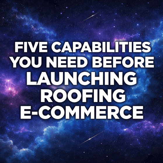 5 capabilities you need before launching e-commerce