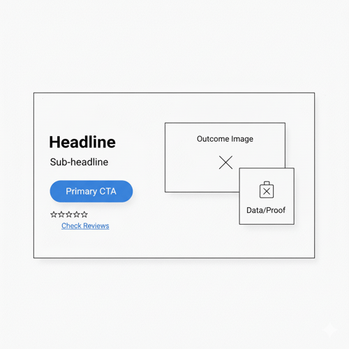 Roofing Business Website Landing Page Conversion Tip - Case Study Combo Platter