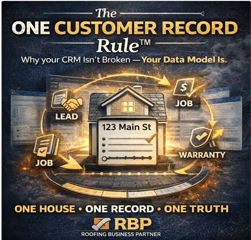 The One Customer Record Rule: Why your CRM isn’t broken — your data model is.