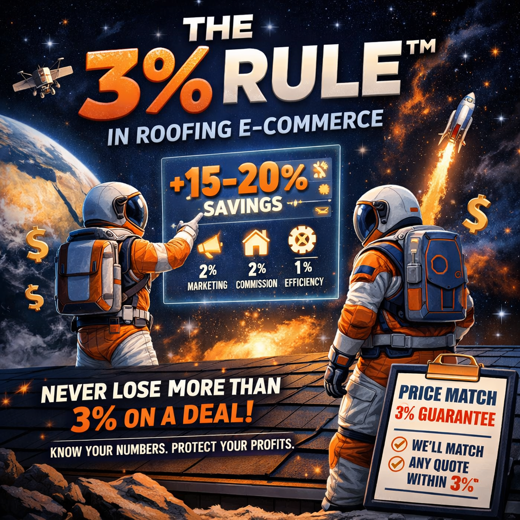 The 3% Rule: How to Make 'Buy Now' Work for Roofing E-Commerce